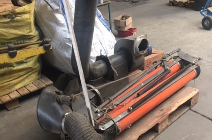 Afzuiginstallatie voor lasgassen